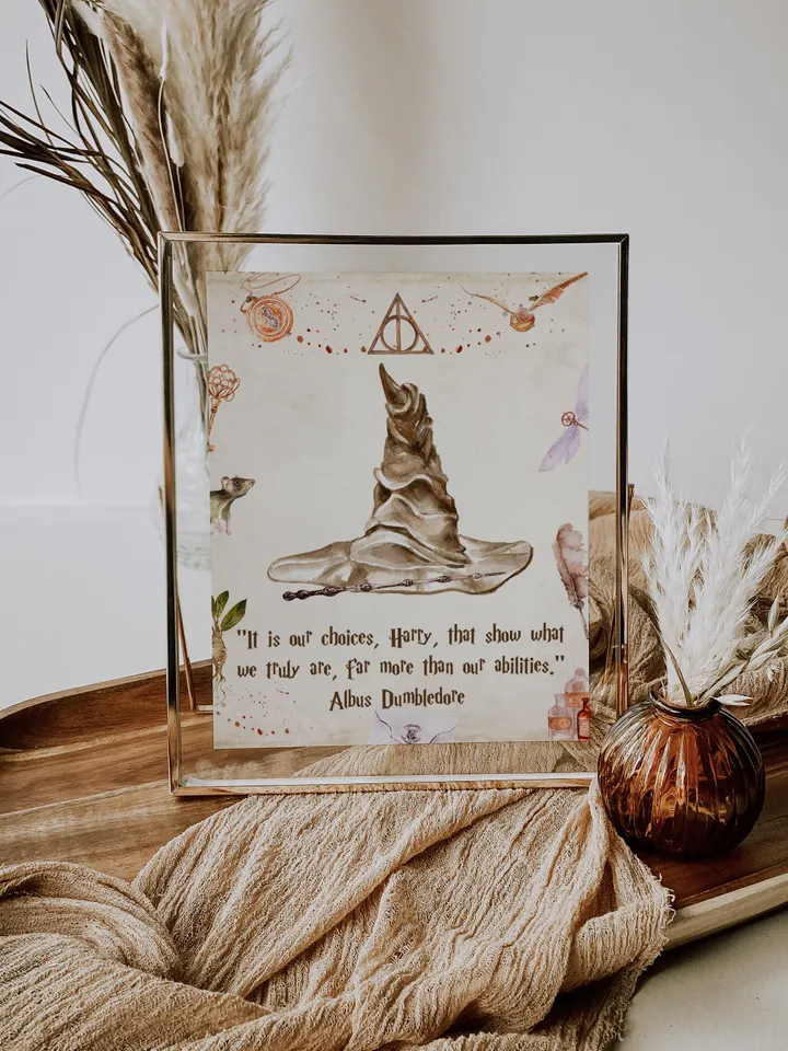 Wizarding World Printables Wall art; Magic School printable nursery; Wizarding World Quotes; Wizard Poster; Wizard Print; Wizard Decor