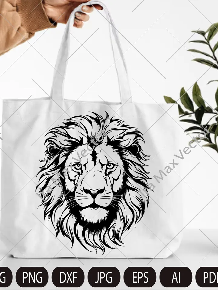 Lion Face svg, Lion Head svg , Lion svg , Lion King svg , Lions Mascot svg , Leo svg ,Lion Head ,Lion Printable, INSTANT DOWNLOAD
