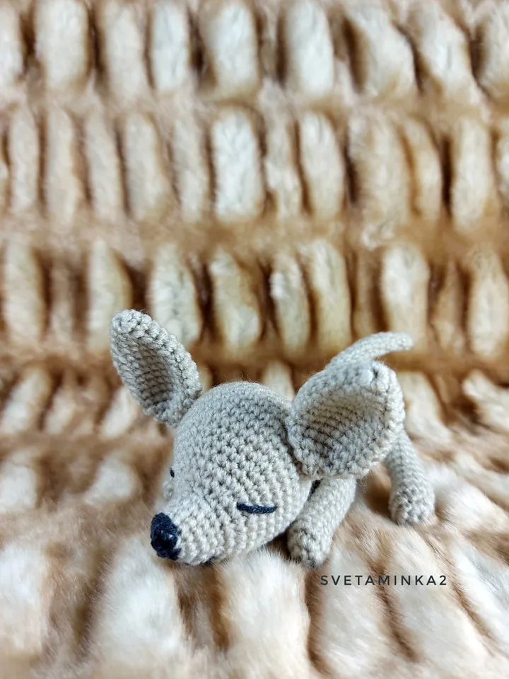 Crochet Chihuahua Pattern. Amigurumi Dog. Digital Download. PDF.