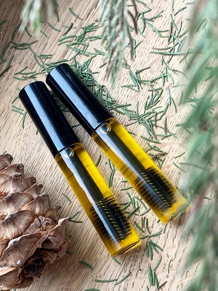 Eyebrow oil and eyelashes