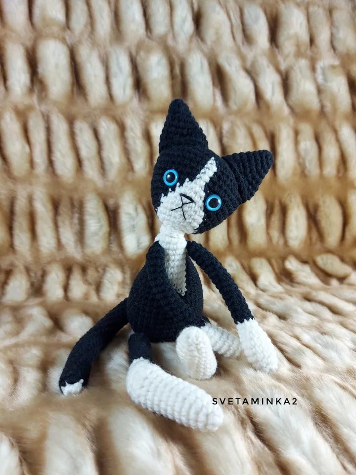 Crochet Cat Pattern. Amigurumi Cat Pattern. Cute Amigurumi Stuffed Toy. Digital Download. PDF.