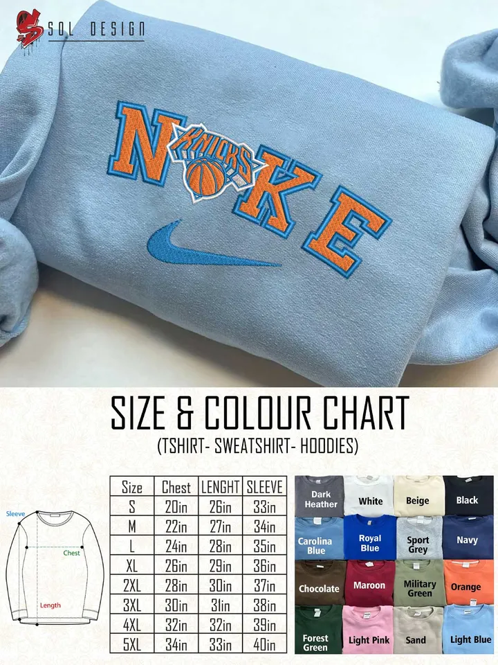 Ni.kee Detroit Pistons Embroidered Sweatshirt, NBA Knicks Basketball Team Embroidered T Shirt, NBA Team Embroidered Sweater, NBA New York Knicks Shirt, Basketball Team Embroidered Hoodie