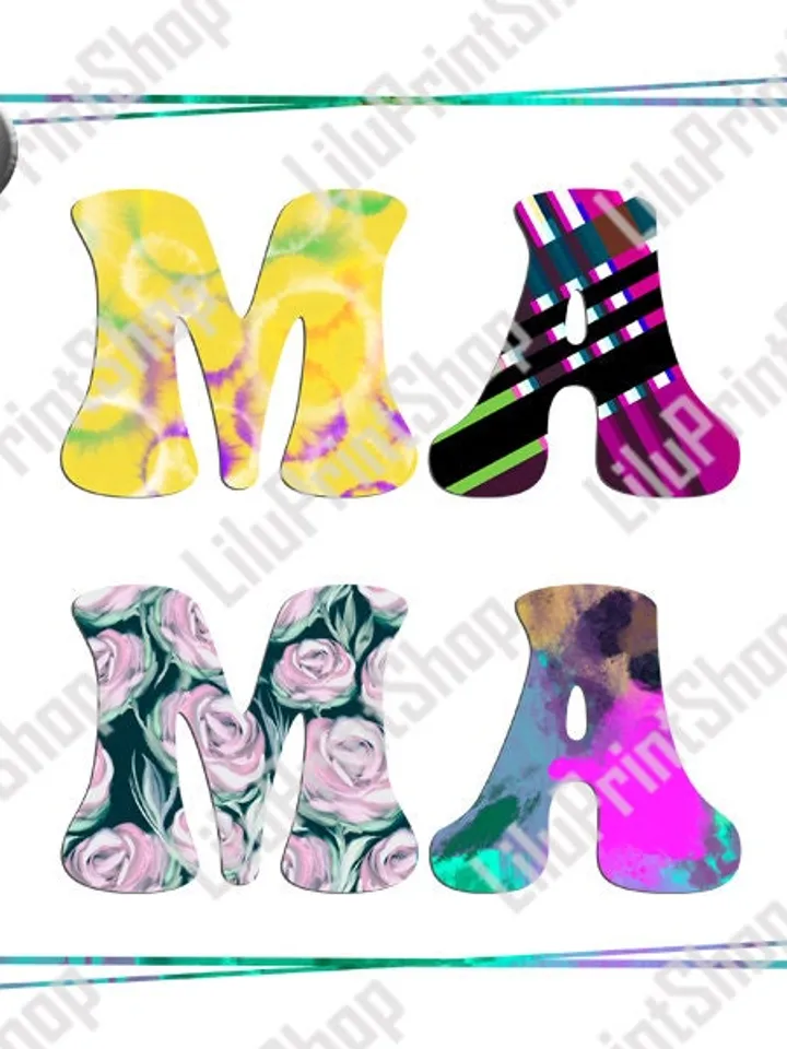 Mama png Tie Dye Mothers Day png Plaid Mothers day clipart Western png mama clipart Roses Mama sublimation png Mama Shirt sublimation