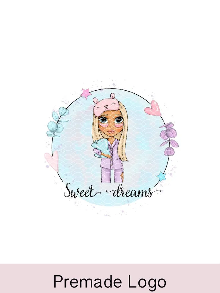 Gorgeous Clothes Boutique Logo Template, Cute Kids Business Logo, Children's Clothing Store Logo, Avatar Brand Children's Logo