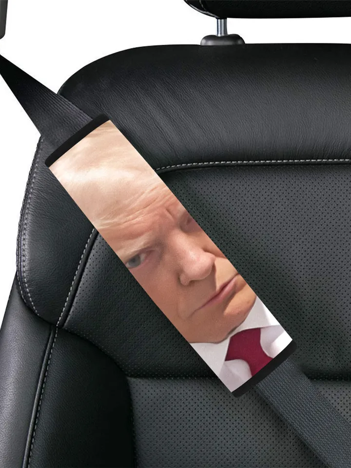 Trump mugshot Car Seat Belt Cover