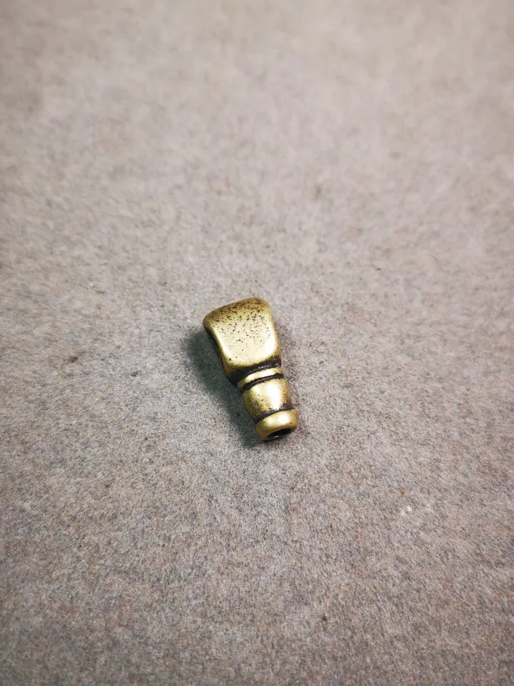 Gandhanra Tibetan Guru Bead,Mini Size T-drilled 3-Hole Prayer Bead,Mala Bead,Connector Bead for Buddhist Bead Accessories