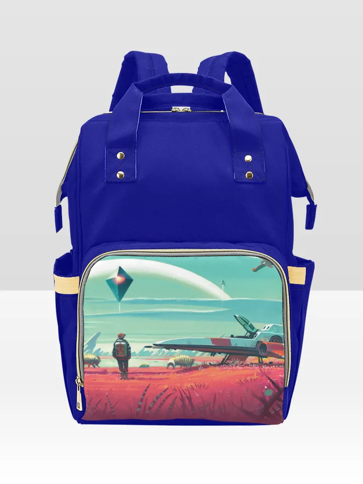 No Man's Sky Diaper Bag Backpack