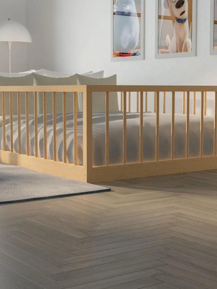 DIY Floor Bed Plans, Full Size, PDF