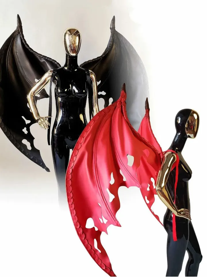 Bat Wings Costume, Cosplay Wings Costume,Vampire Costume, Demon Wings, Black Wings, Bat Wings Cosplay, Halloween Costume, Black Angel Wings