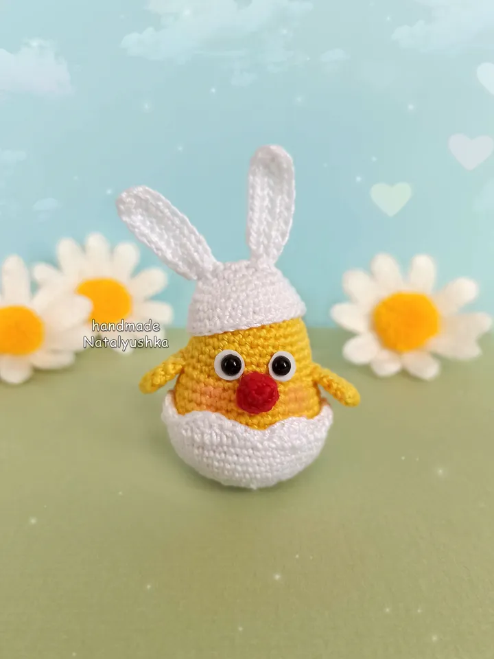 Little Chickens, Crochet toy Chickens, Easter decor, Easter favors, Kawaii.