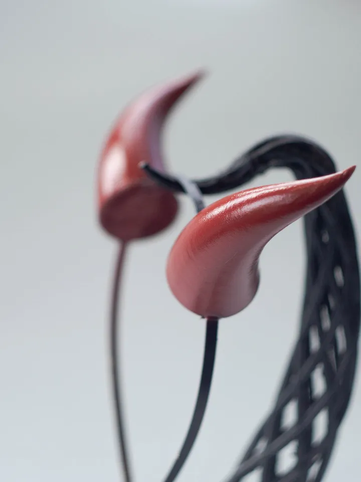Small Devil Horns, Devil Horns Headband for Halloween, Photoshoot, Red Devil Horns, Realistic Fantasy Cosplay Horns