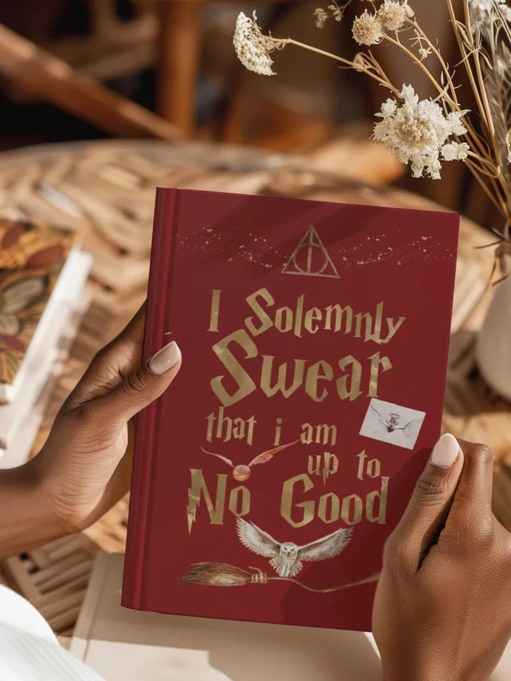 Wizarding World Hardcover Journal, Magic Notebook, Spell Book, Fantasy Diary, Gift, Magic gift Matte Journal