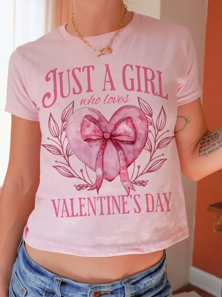 Just a girl Who Loves Valentines Day, Social Club Png, Retro valentines png,valentines day png, Trendy png, Valentine Coquette Png