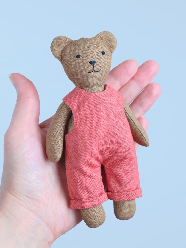 2 PDF Mini Bear and Set of Clothes Sewing Patterns Bundle