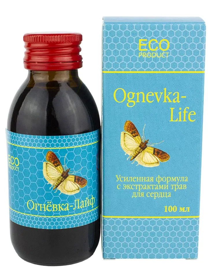 Ognevka Zhiva Life 100 ml. to strengthen the cardiovascular system