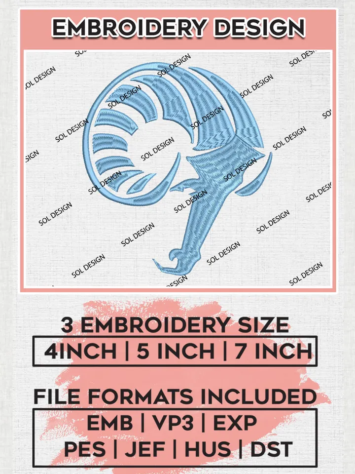 Rhode Island Rams College Football Team Head Mascot Logo Embroidery Design Files, NCAA Rhode Island Rams Machine Embroidery, NCAA Teams, 3 sizes, NCAA Machine embroidery designs, Digital Download