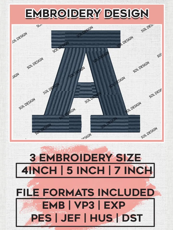 Utah State Aggies Machine Embroidery Files, NCAA Utah State Team Aggies Team Embroidery, NCAA Teams, 3 sizes, Machine embroidery designs, Digital Download