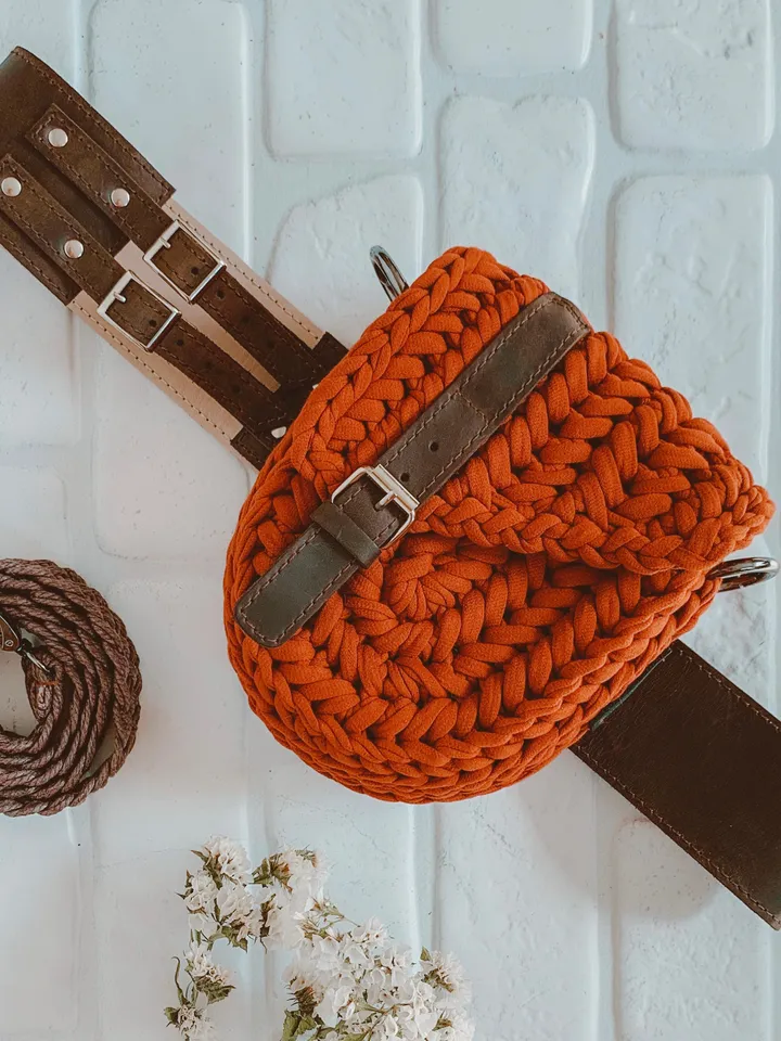 Crochet pattern bag holster PDF digital instant download, women crossbody, hippie purse, bag transformer, fanny pack