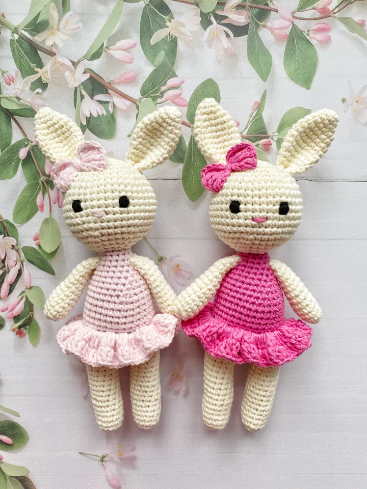 Crochet bunny pattern, Amigurumi bunny pattern