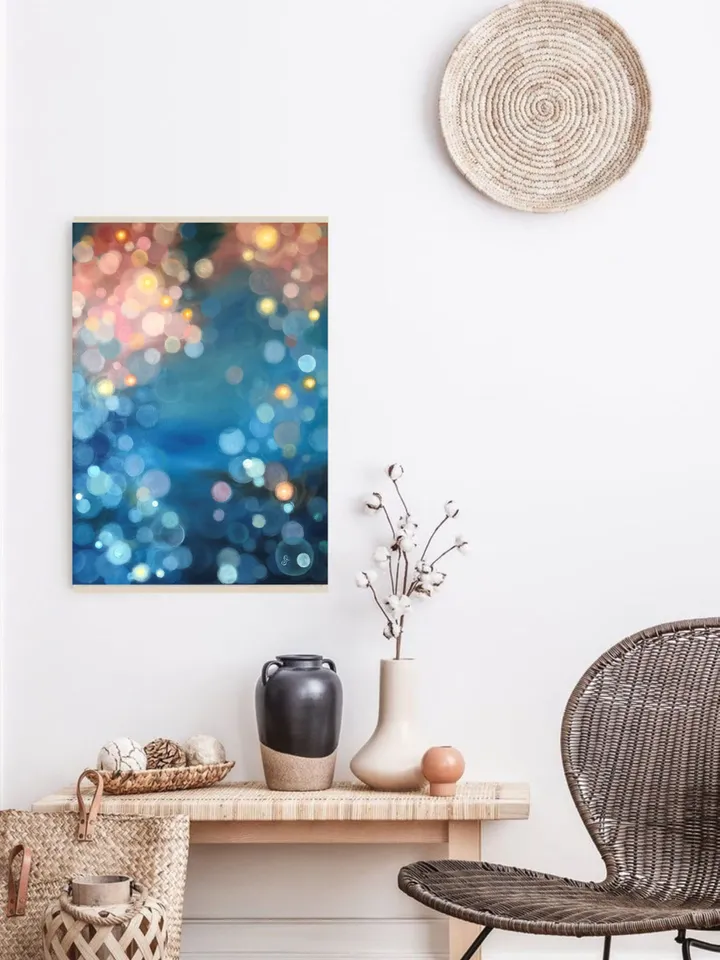 Abstract Original Painting Colorful Wall Art Multicolor Abstract Art Oil Painting Rainbow Painting