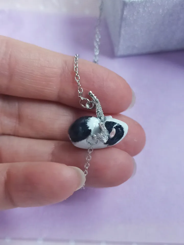 Handmade guinea pig angel necklace (US discount)