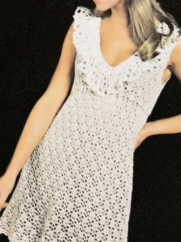 Crochet dress pattern, crochet dress, knit dress pattern, mini crochet dress pdf