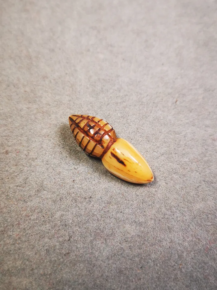 Gandhanra Handmade Tibetan Pendant Bead,Bone Carved Spacer Bead for Mala,Niang La Tsa Tsa Statue,Stupa Amulet,Pagoda Pendant