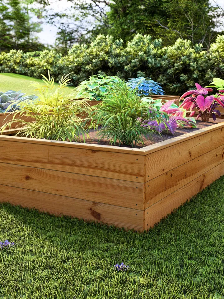 DIY PDF Raised Garden Bed Plans - 4 ft. x 8 ft. Easy Build Guide for Backyard Gardening