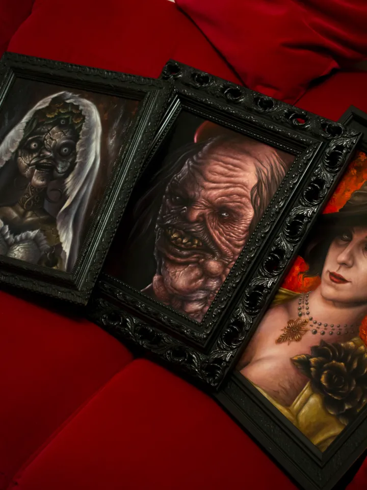 Oil painting Resident Evil Salvatore Moreau