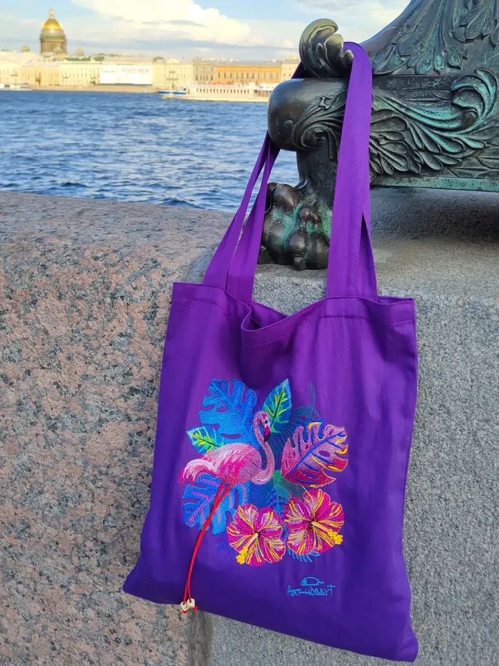 Machine Embroidery DesignFlamingo Tropics