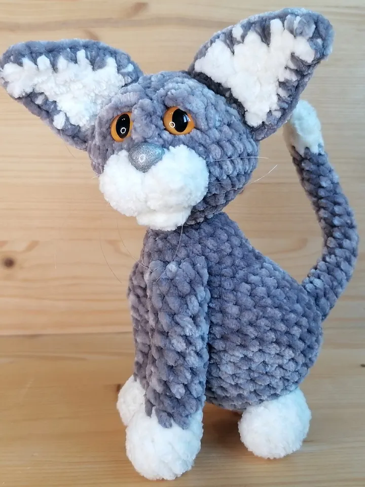 Crochet pattern Cat, Amigurumi toys - digital pattern PDF