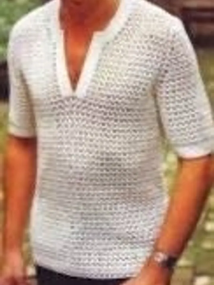 Crochet mens pattern, Mens crochet Shirt, mesh shirt. PDF