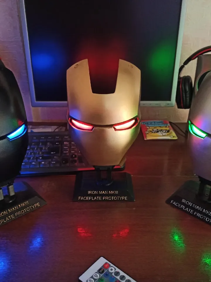Iron Man Night Lamp,  Iron Man FacePlate Lamp