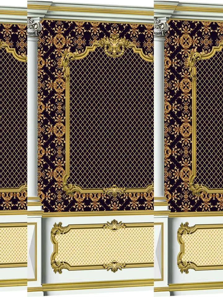 Wallpapers- Set 17-v10 | Printables for Dollhouses and Unique Miniature Projects | Digital Downloads | in Scale 1/12th