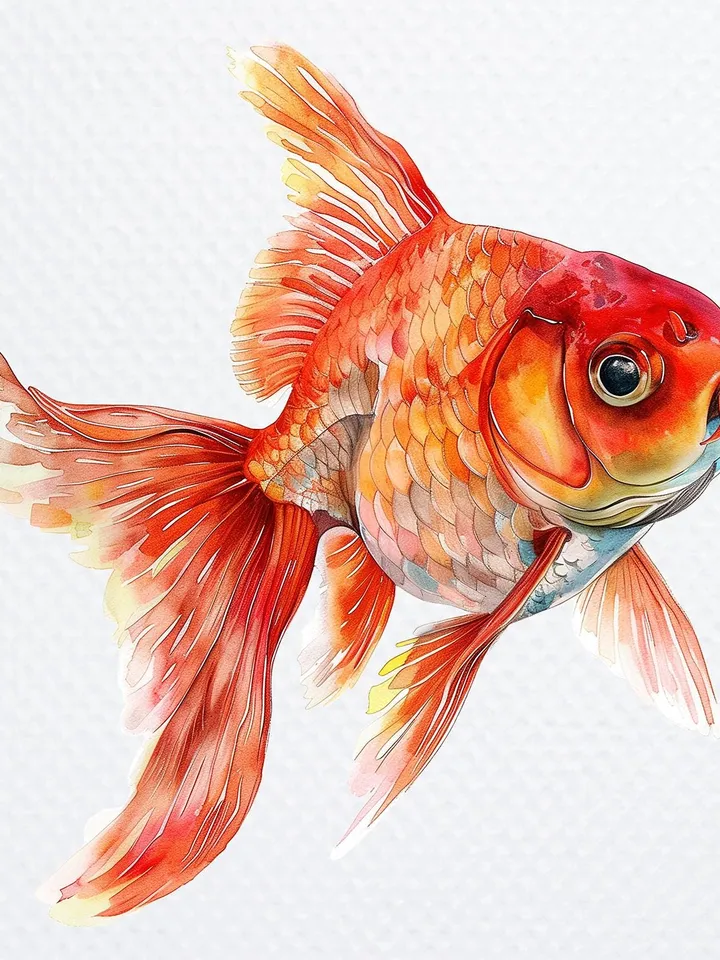 12 Goldfish PNG Clipart Bundle, Golden fish Clipart, Printable Watercolor Sublimation clipart, Digital download, Paper craft, junk journals