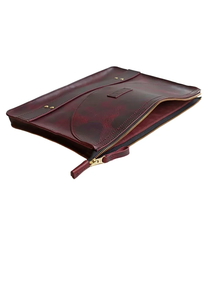 PDF Pattern of a leather folder for documents - Download PDF
