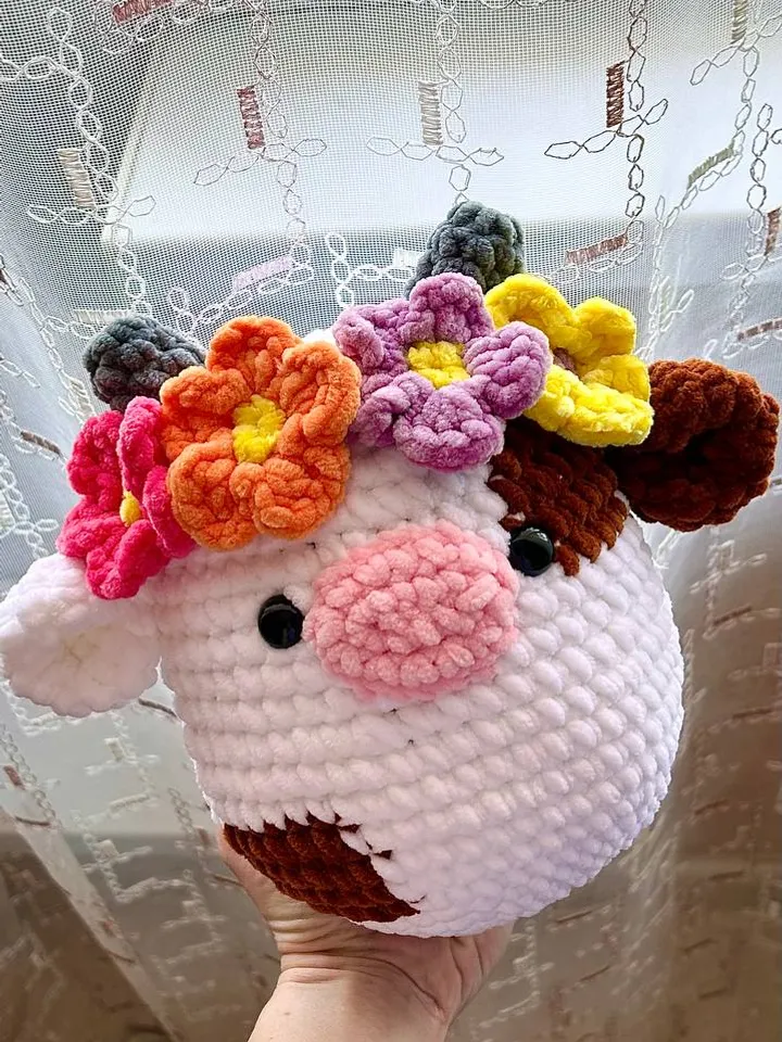 Crochet cow pattern Amigurumi squishy cow pattern Crochet easy cow tutorial