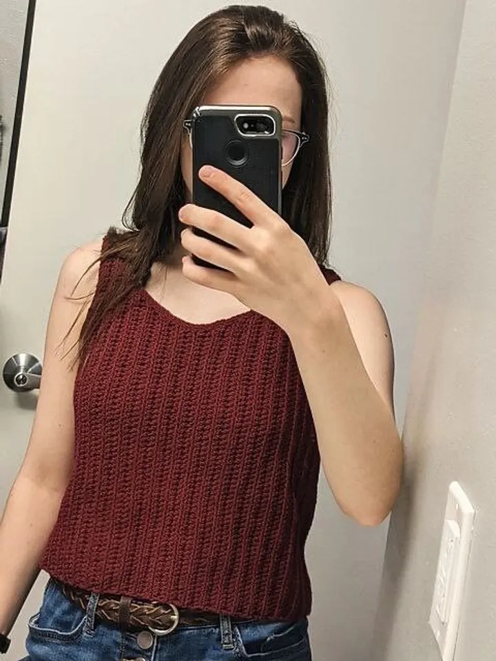 Crochet tank top pattern, easy top crochet pattern pdf