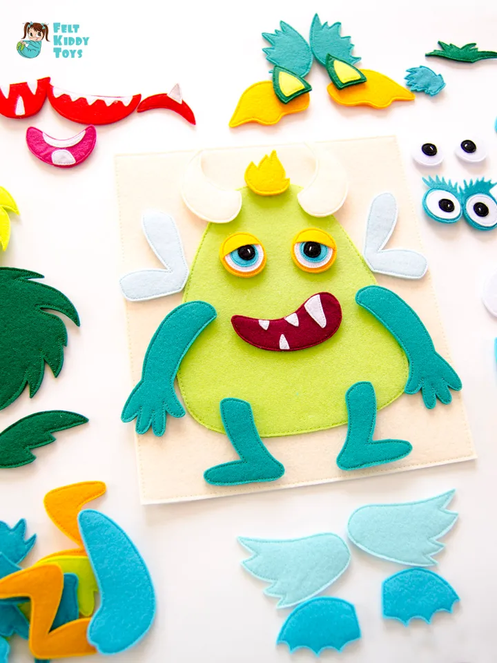 Make a monster toy, monster constructor
