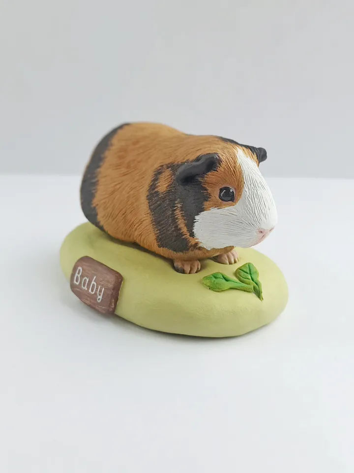 Your Guinea pig memorial sculpture from photo