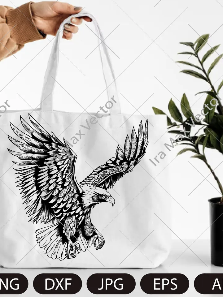 Eagle Svg, Eagle Attacks Svg, Eagle USA Svg, American Eagle Svg, Eagle detailed, Eagle Shirt, Eagle flying