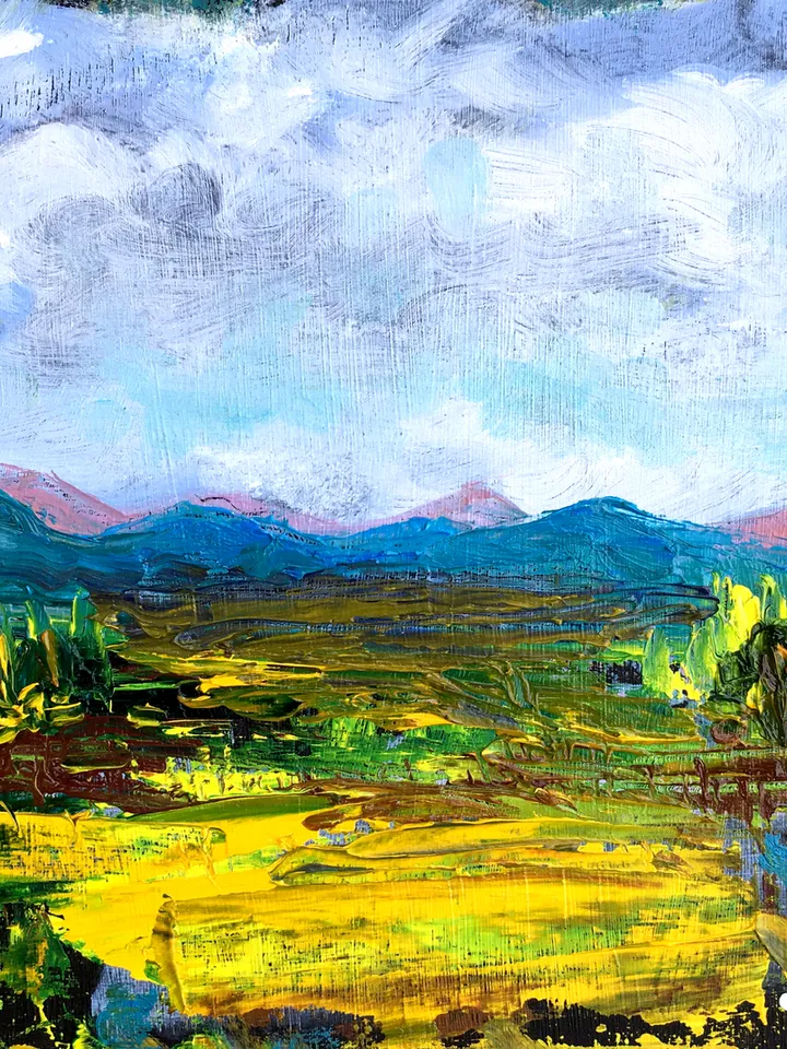 Alaska Mountains Original Art by SerjBond
