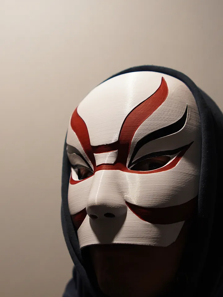 Yokai Villain Mask from the Big Hero 6 cartoon Big Hero Yokai mask