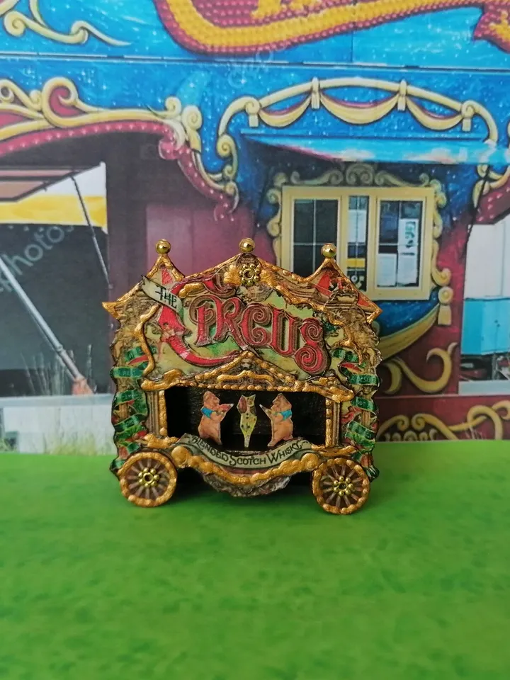 Circus for the dollhouse. Miniature circus.1:12 scale.