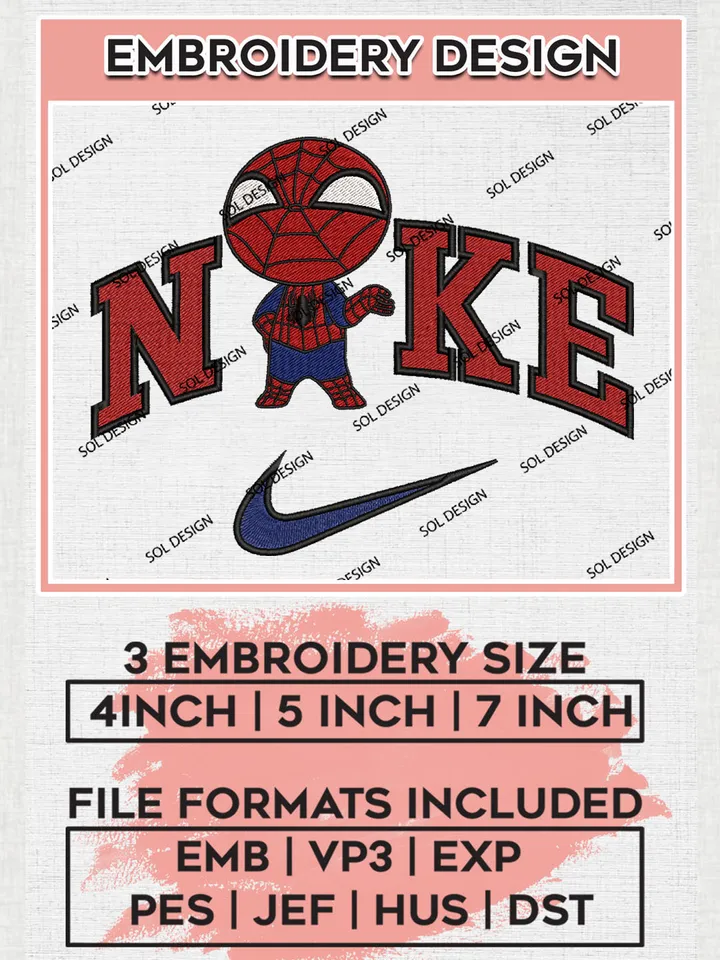 Ni.kee Baby Spiderman Embroidery Designs, Spiderman Embroidery Files, Superhero Machine Embroidery Designs, Movie Characters Logo, Marvel Machine Embroidery Design, Digital Download