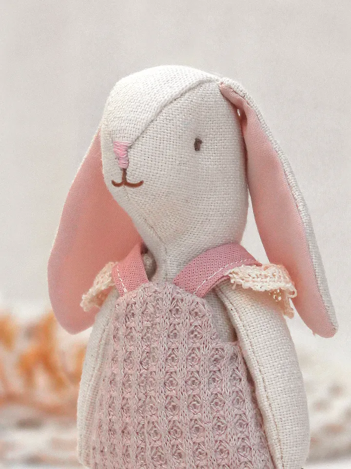 Bunny Mom Doll and Overall - Digital PDF pattern and Sewing Instructions