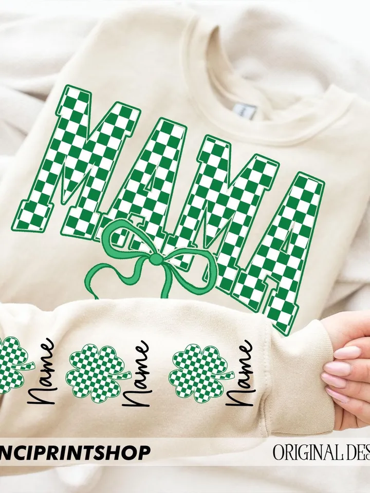 Mama St. Patrick’s PNG, St. Patrick’s Shamrock png, St. Patrick’s Day PNG, Custom St. Patrick’s, Retro St. Patrick’s PNG, Gift for Mama, png