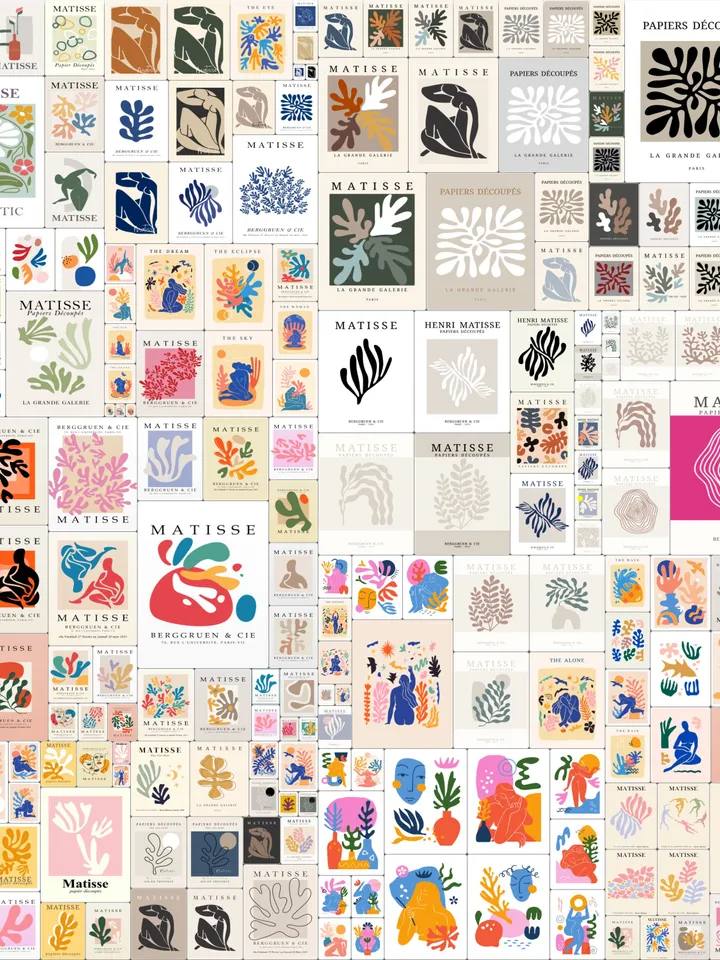 Matisse Art Print Set of 1000+, Aesthetic Matisse Poster, Maximalist Art, Gallery Wall Set, Museum Exhibition Art, Matisse Digital Poster