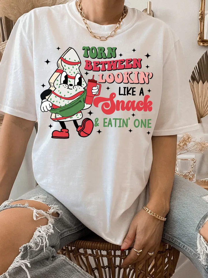Torn Between Lookin' Like a Snack and Eatin' One SVG, Western, Stanly Tumbler Bougie png, Sublimation Digital Download