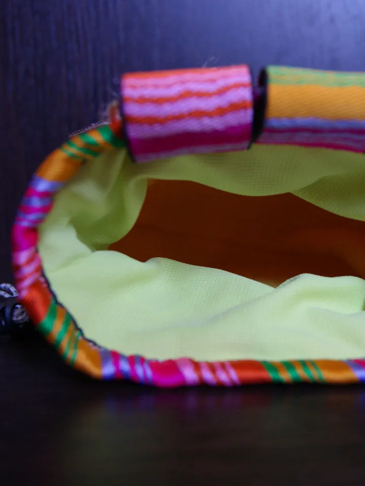 Chalk Bag for Climbing and Bouldering Aztec drawings